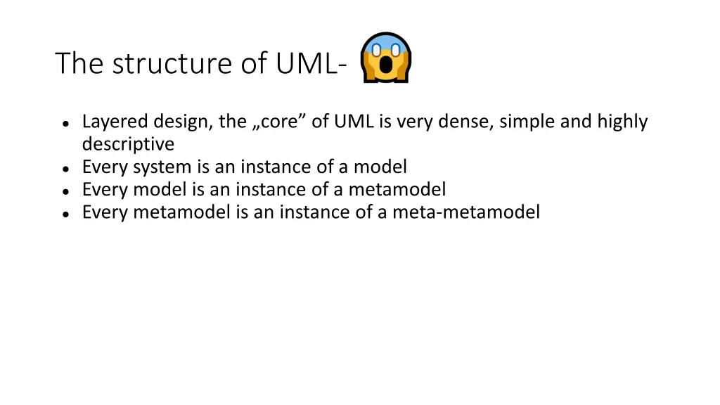 the structure of uml