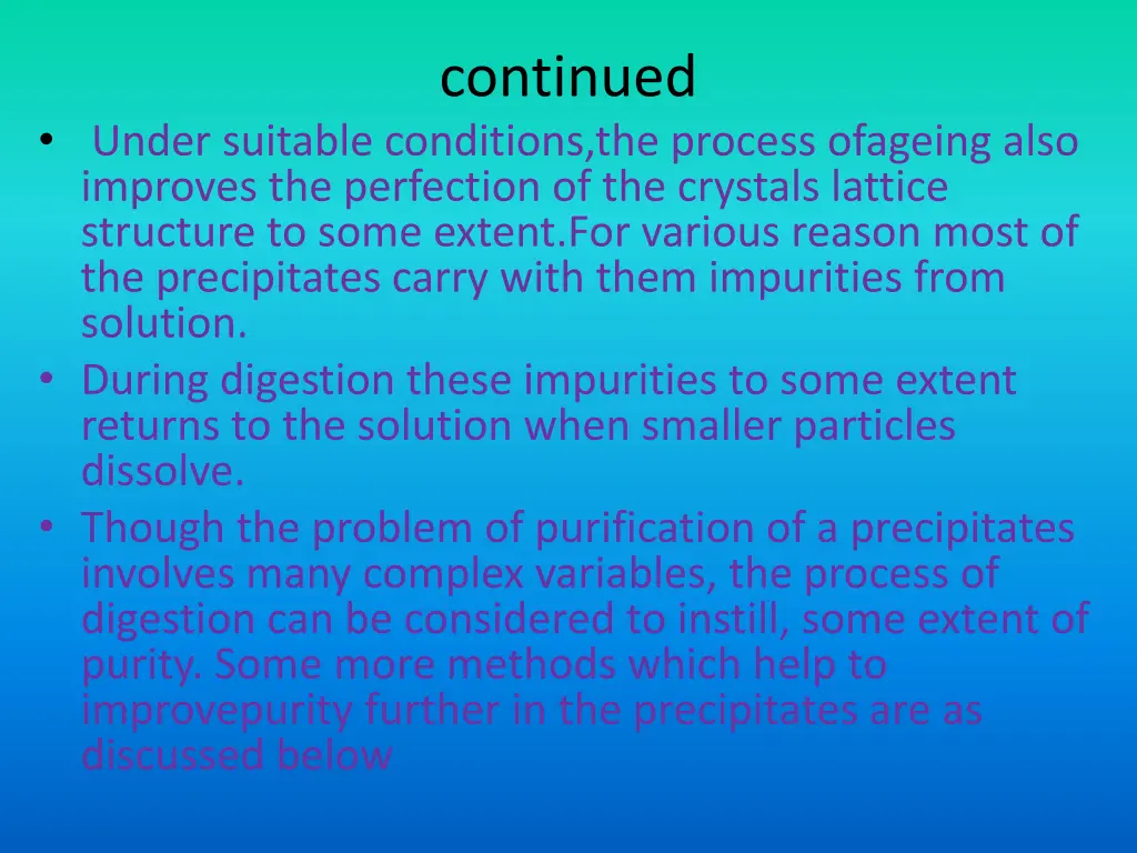 continued 1
