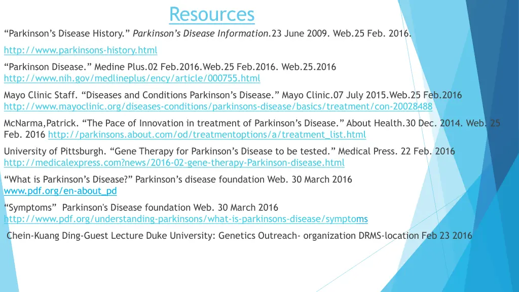 resources parkinson s disease history parkinson