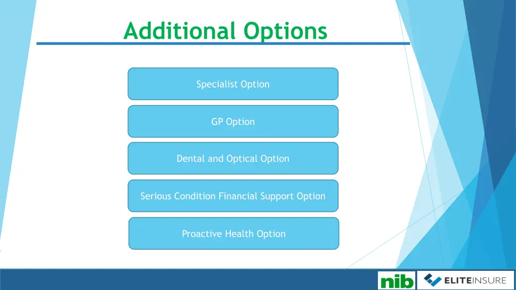 additional options