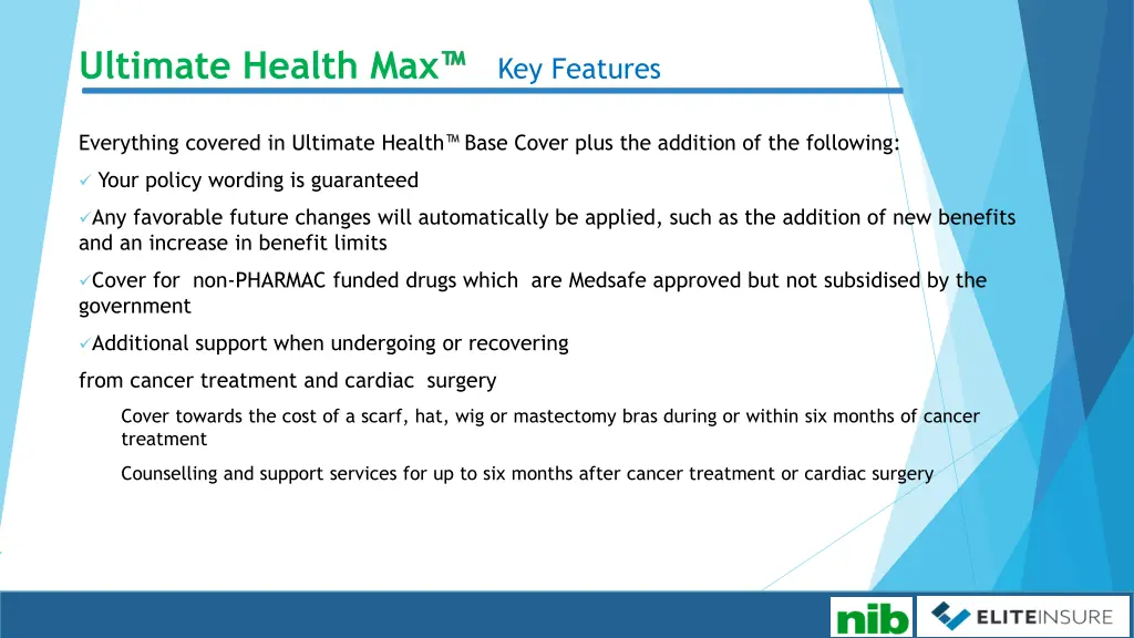 ultimate health max key features