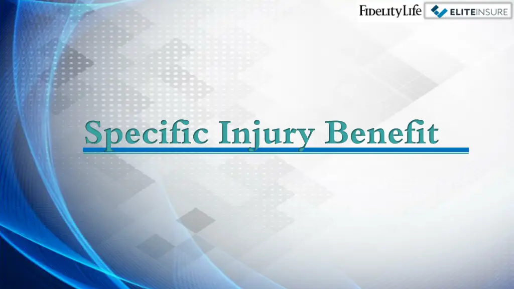 specific injury benefit