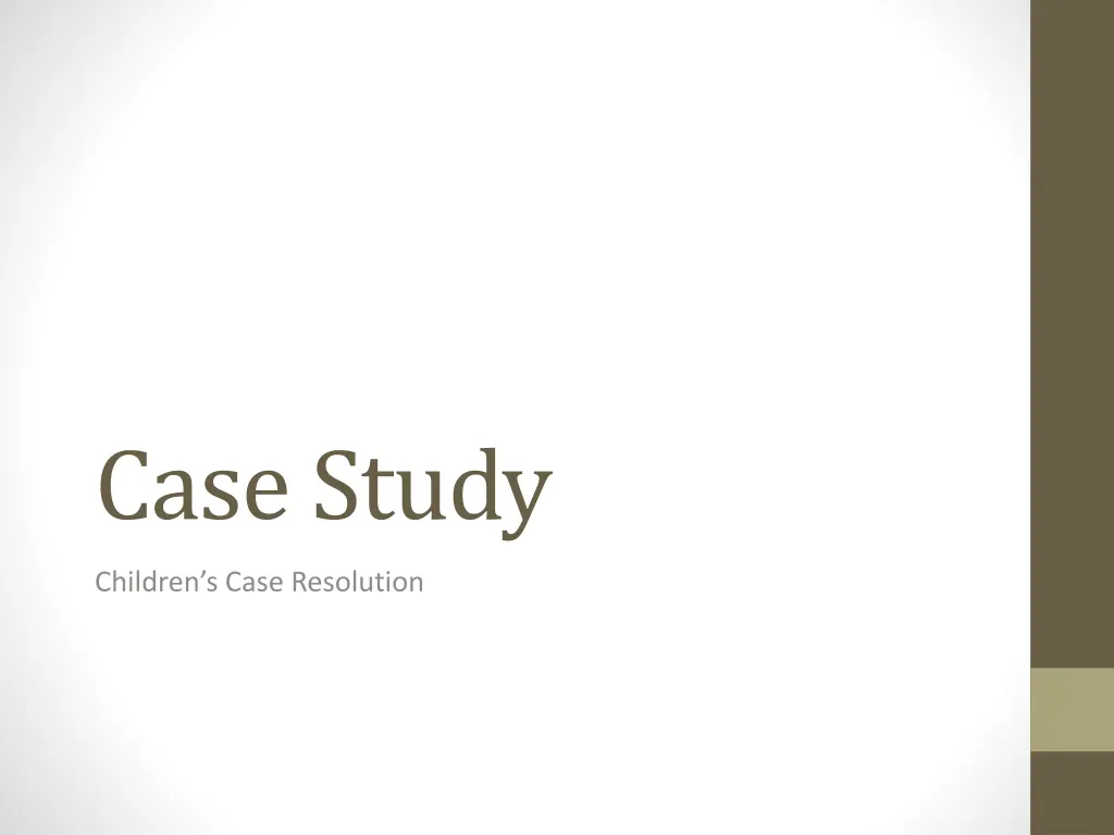 case study