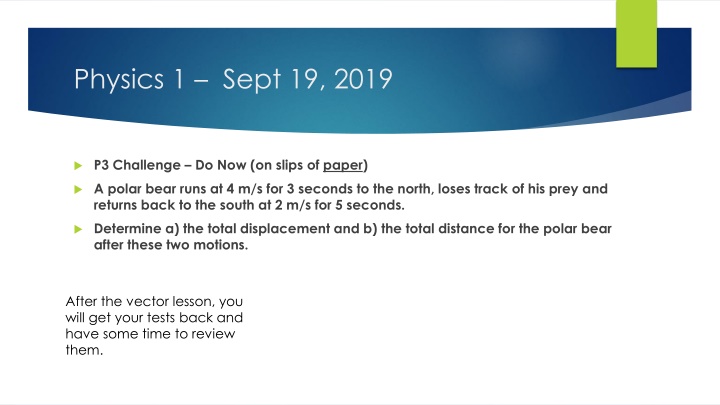 physics 1 sept 19 2019