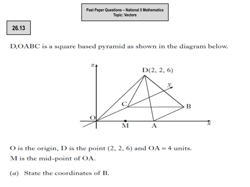 past paper questions national 5 mathematics topic 11