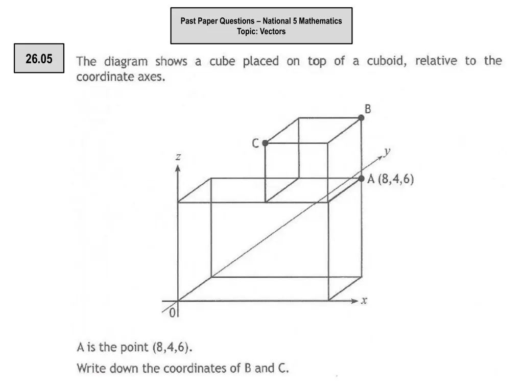 past paper questions national 5 mathematics topic 3