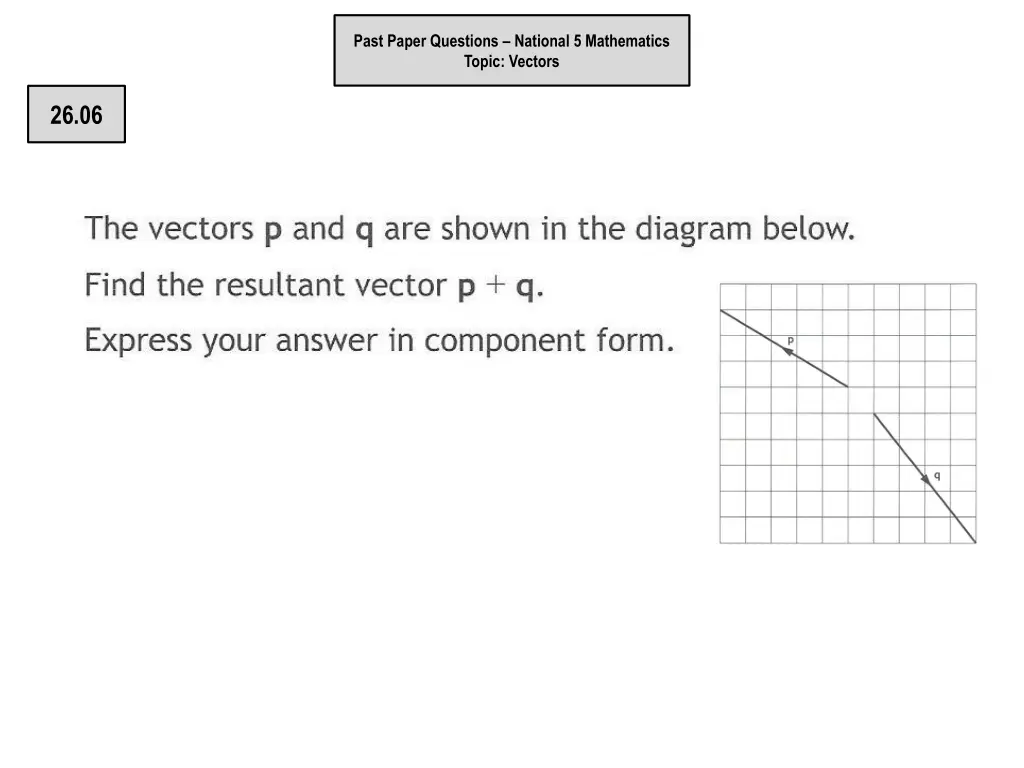 past paper questions national 5 mathematics topic 4