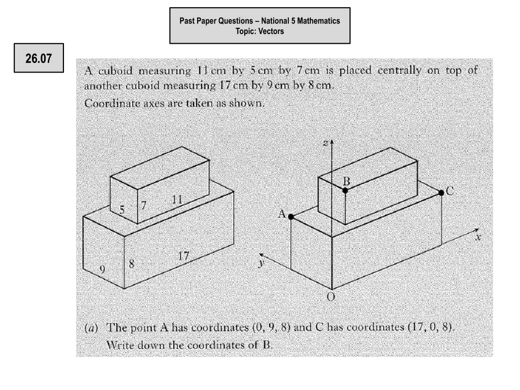 past paper questions national 5 mathematics topic 5