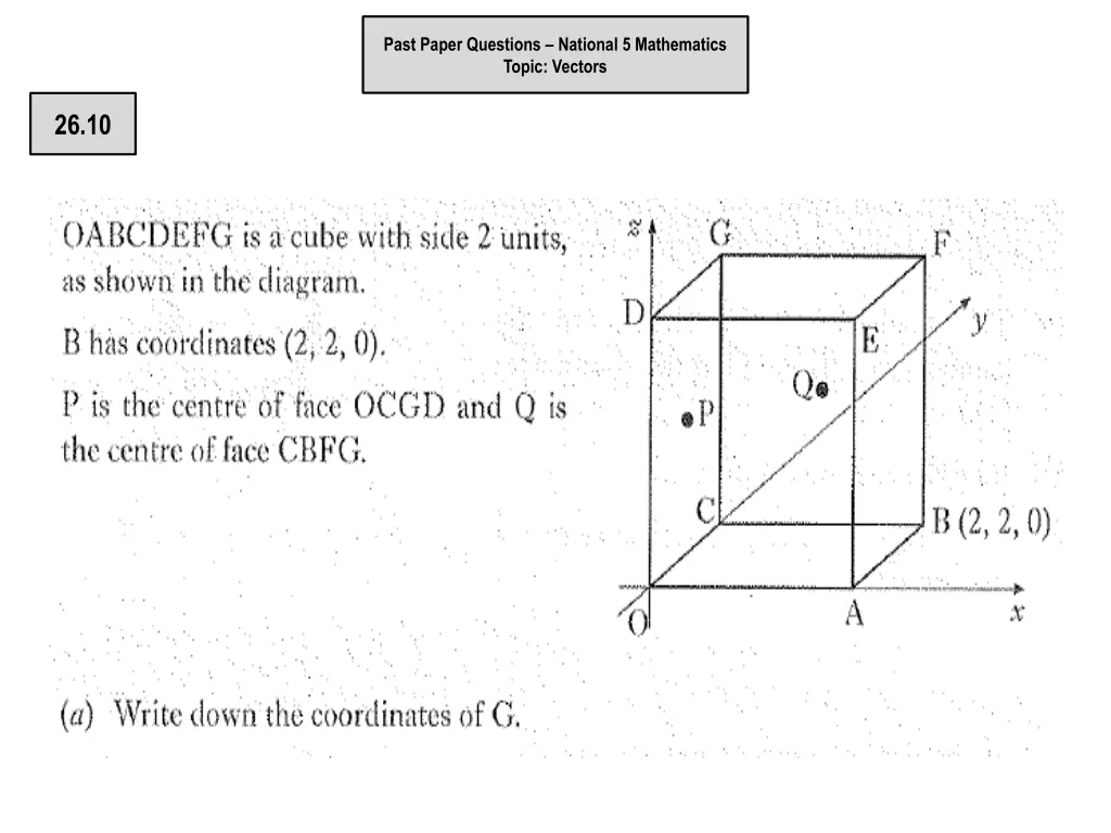 past paper questions national 5 mathematics topic 8
