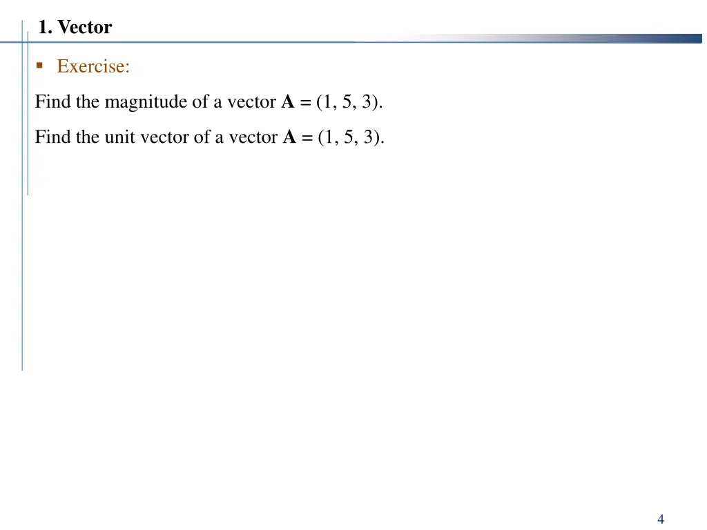 1 vector 2