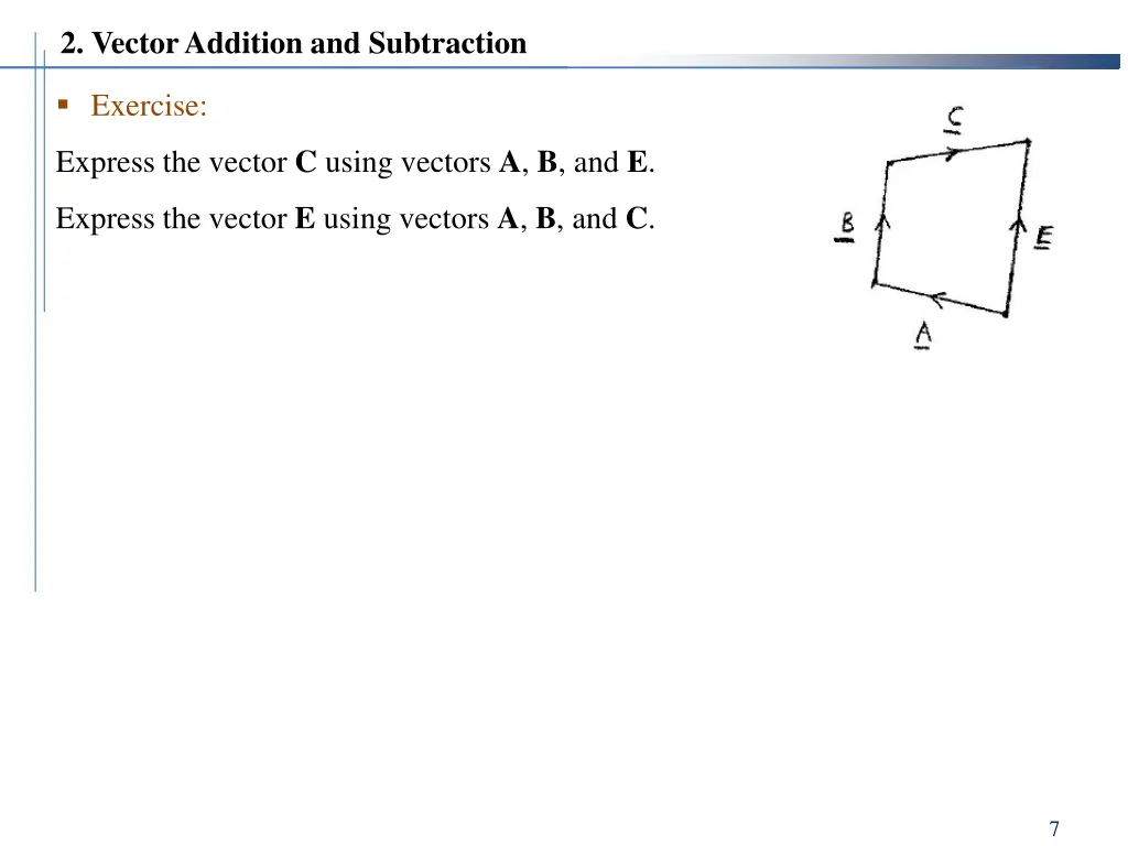 2 vector addition and subtraction 1