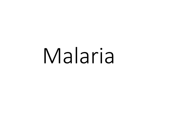 malaria