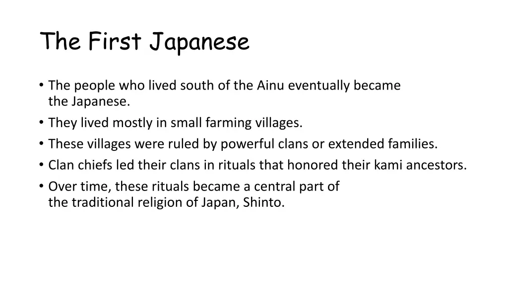 the first japanese