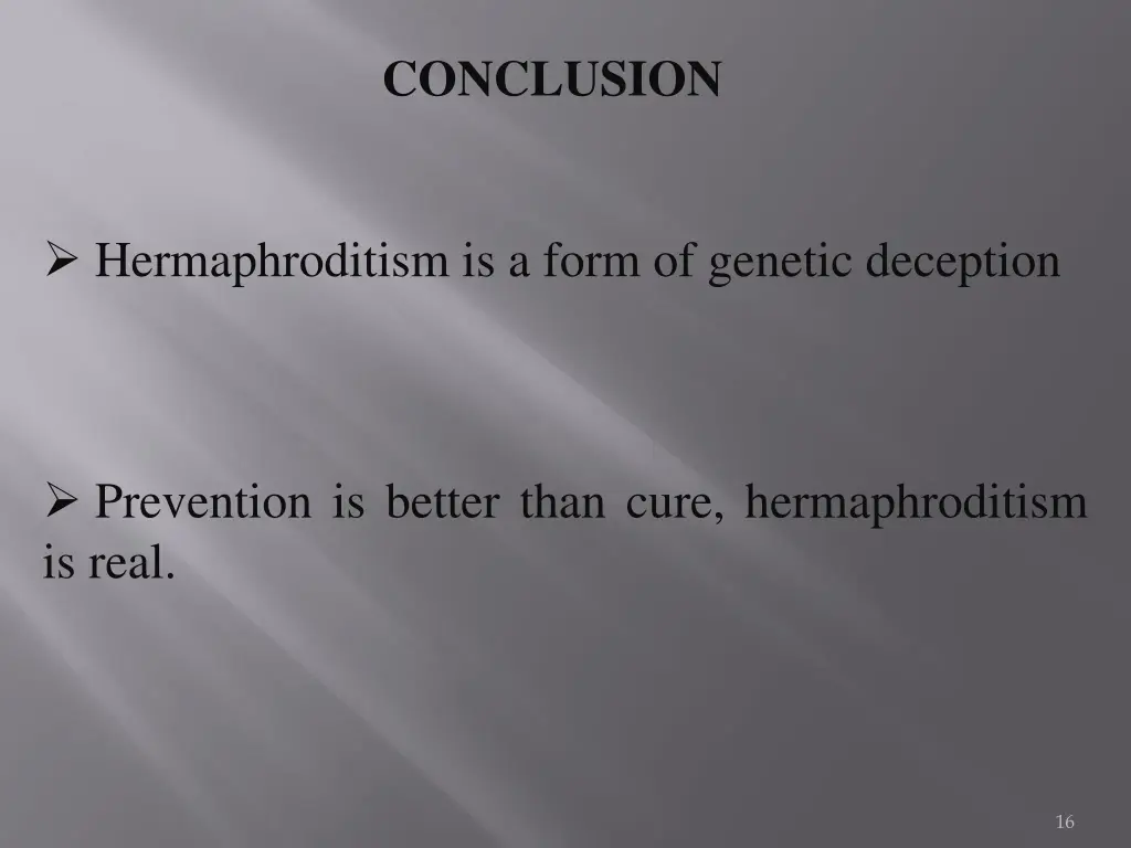 conclusion