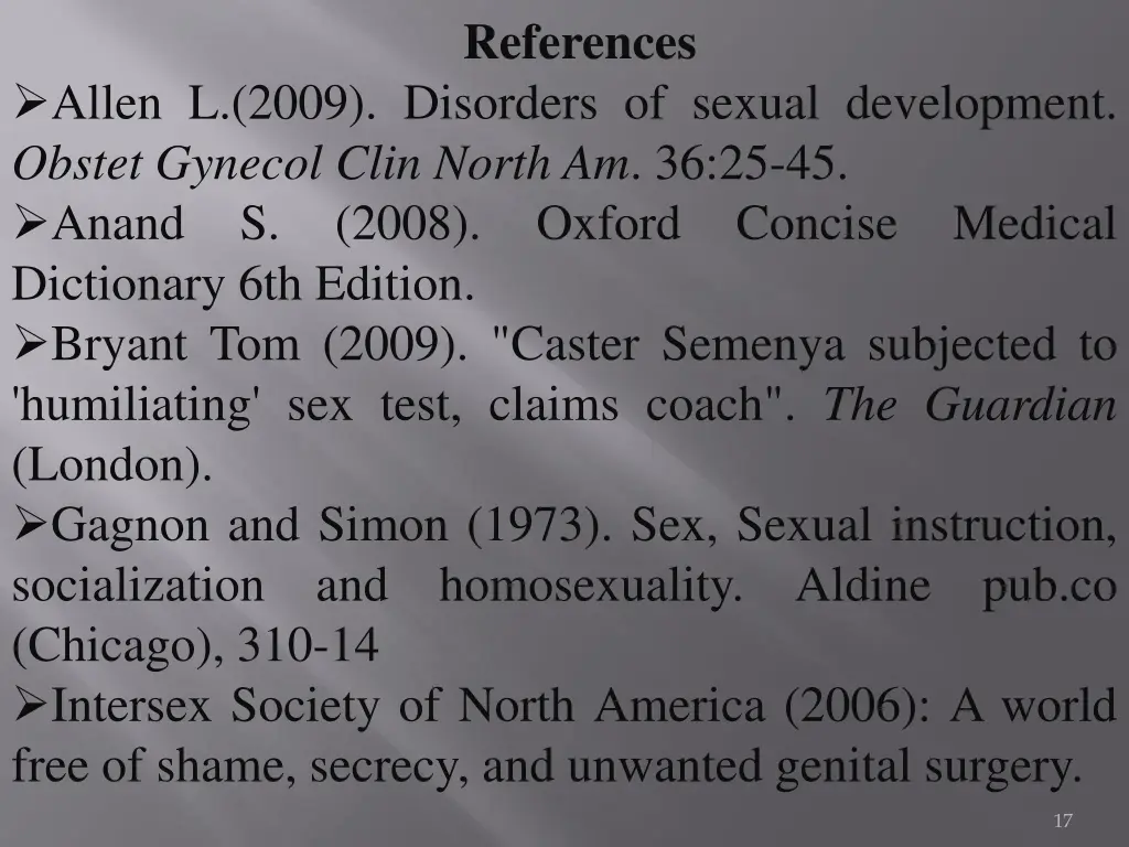references