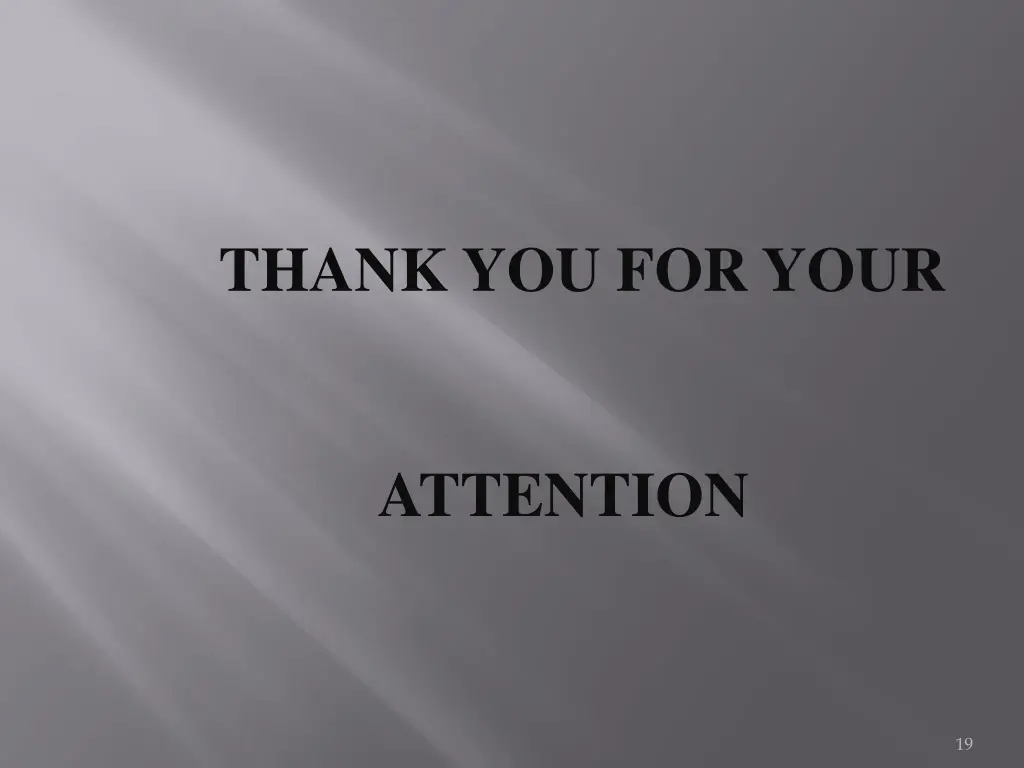 thank you for your attention