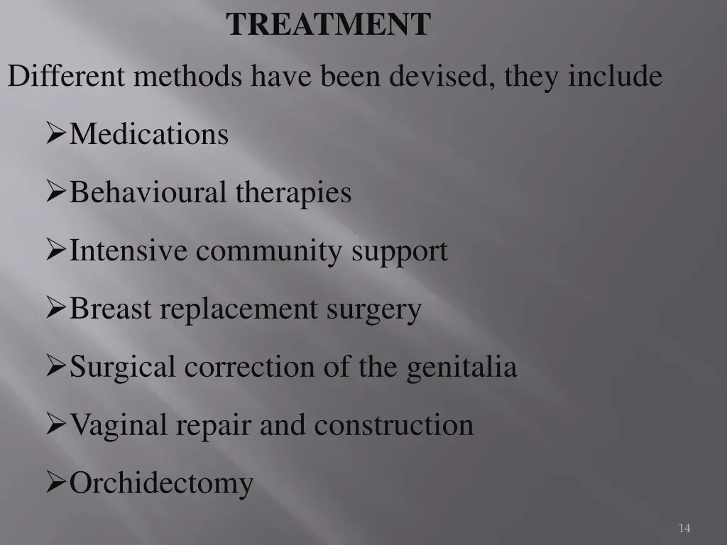 treatment