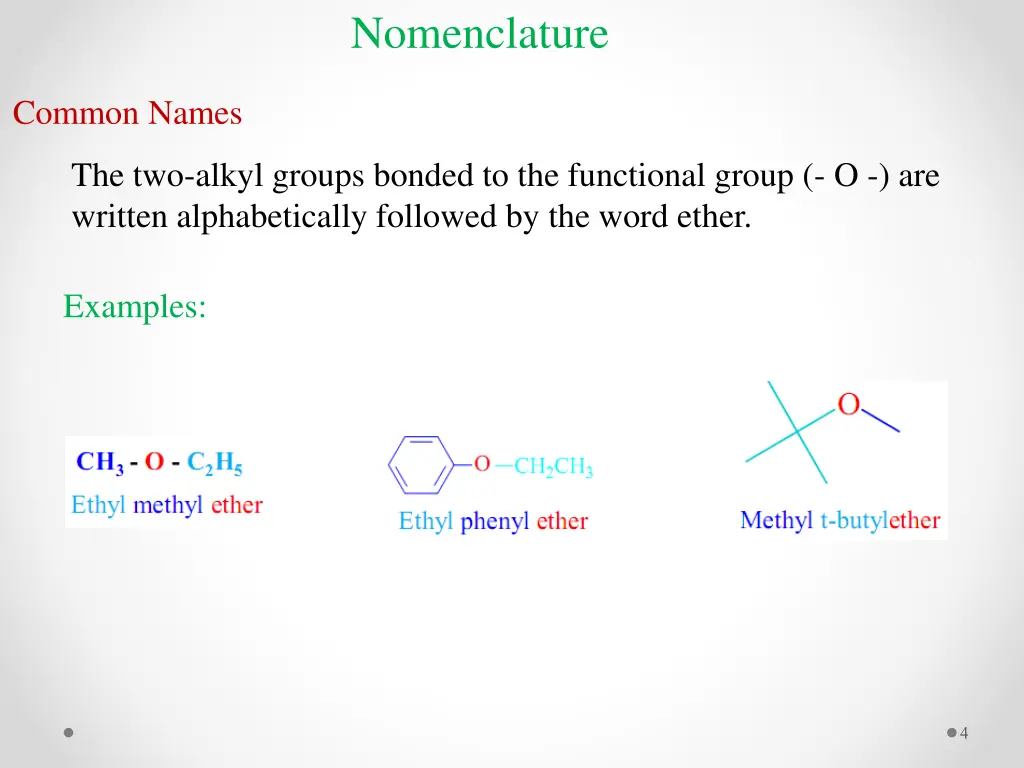 nomenclature