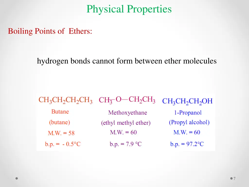 physical properties