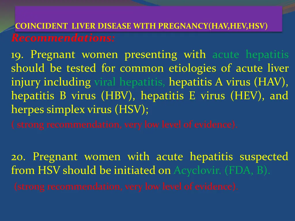 coincident liver disease with pregnancy