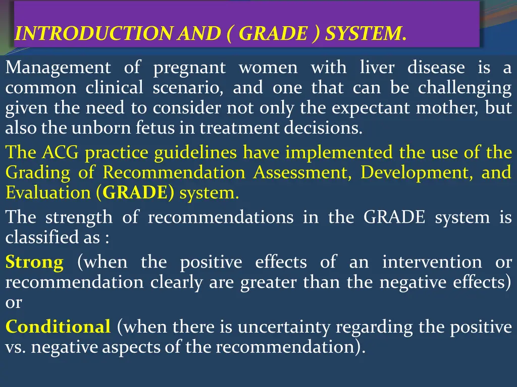 introduction and grade system