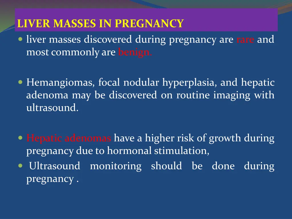 liver masses in pregnancy liver masses discovered