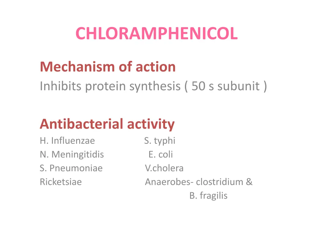 chloramphenicol