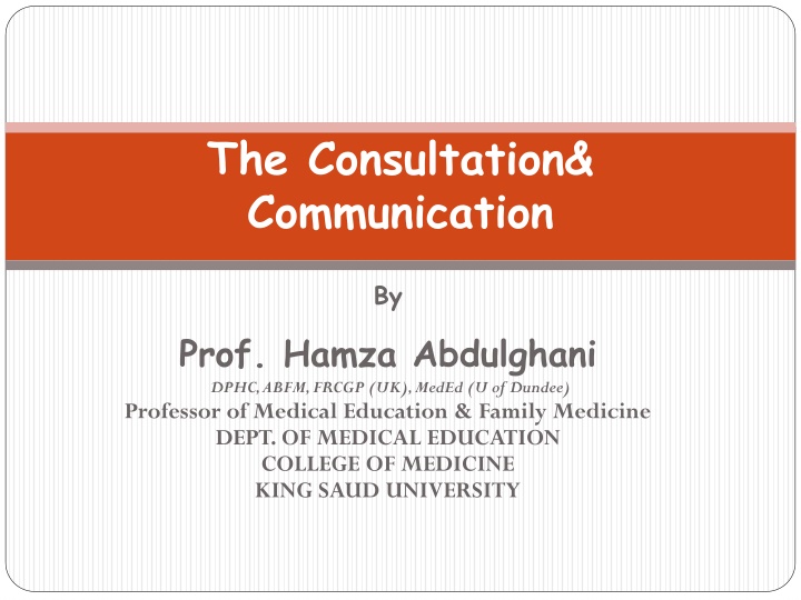 the consultation communication