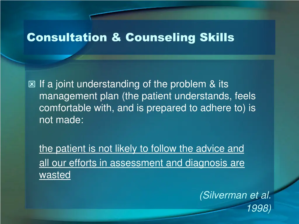consultation counseling skills