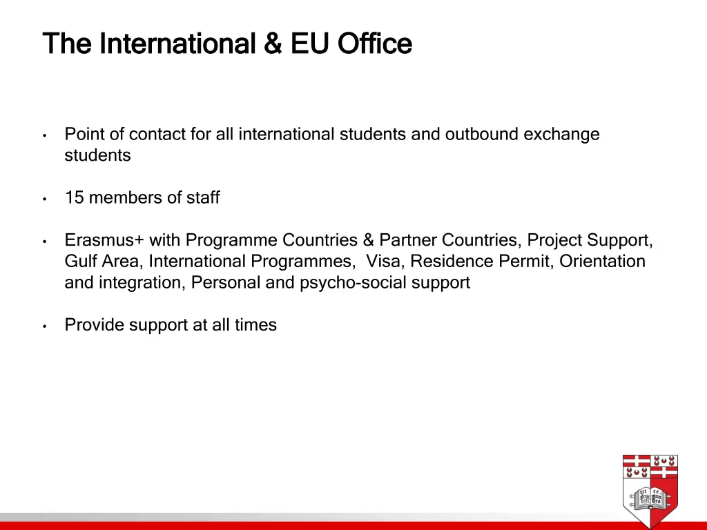 the international eu office the international