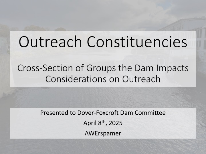 outreach constituencies