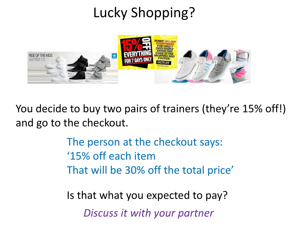 lucky shopping