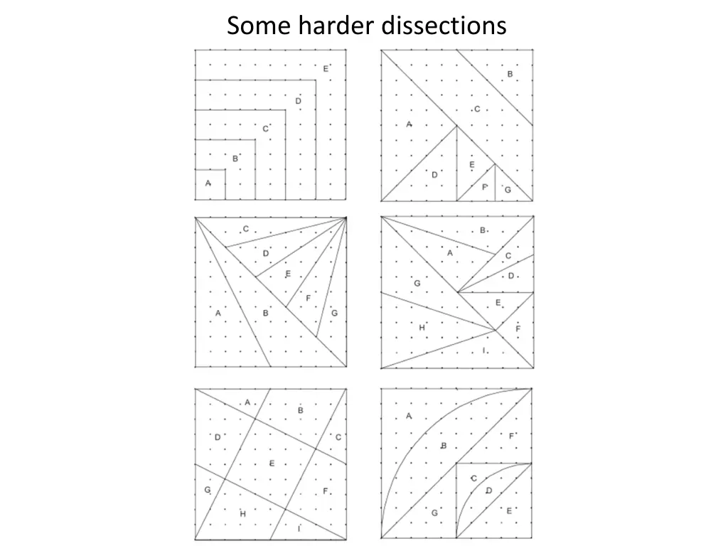 some harder dissections