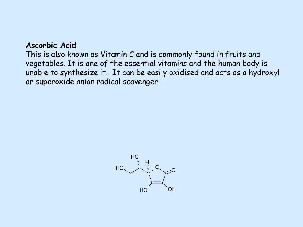 ascorbic acid this is also known as vitamin
