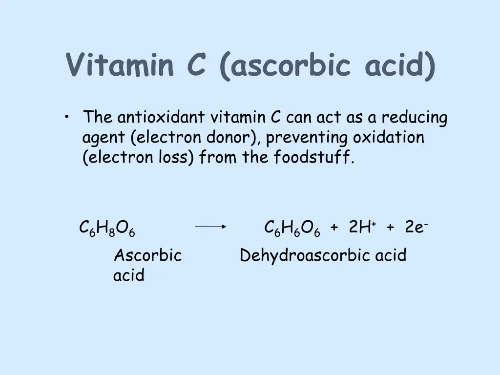 vitamin c ascorbic acid
