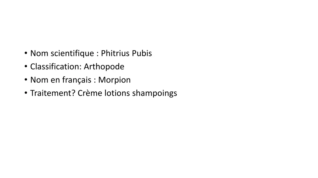 nom scientifique phitrius pubis classification