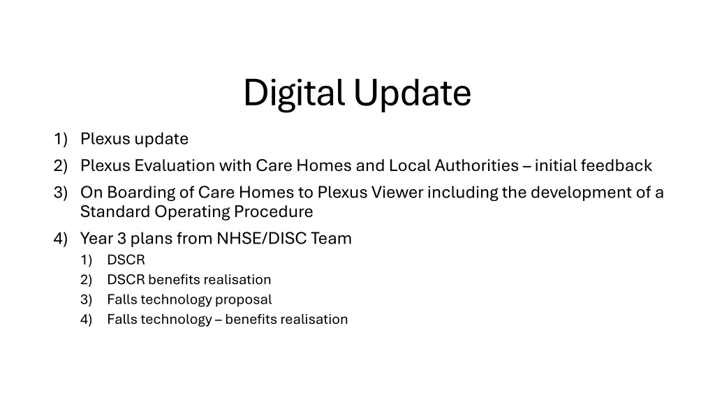 digital update 1