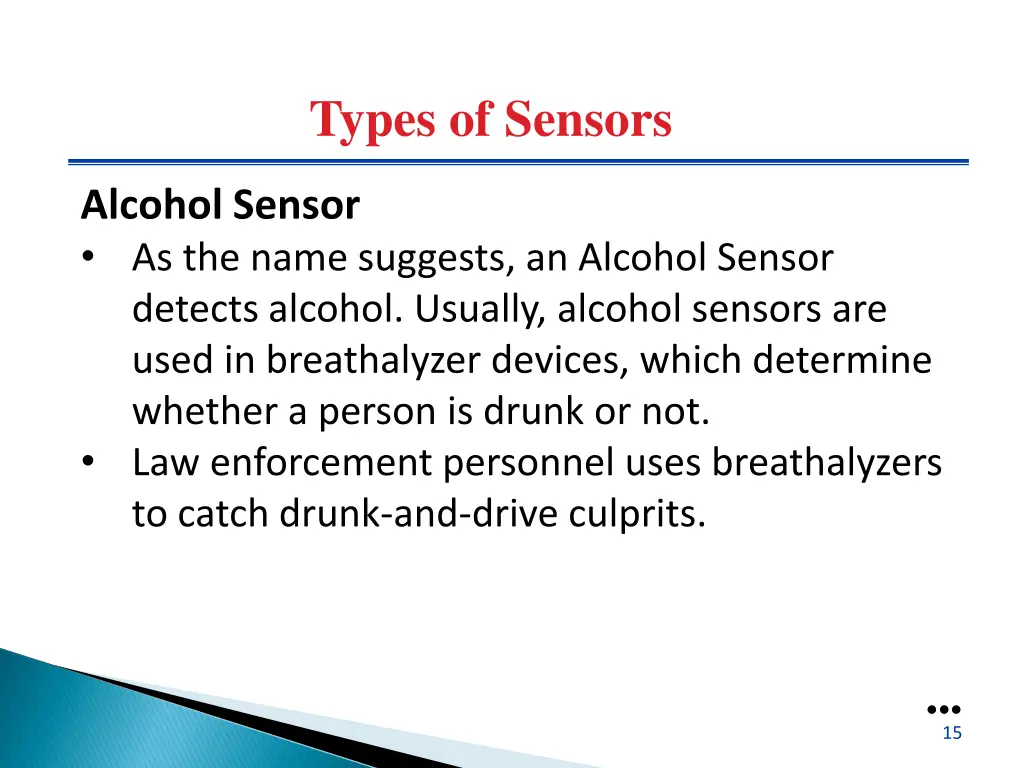 types of sensors 5