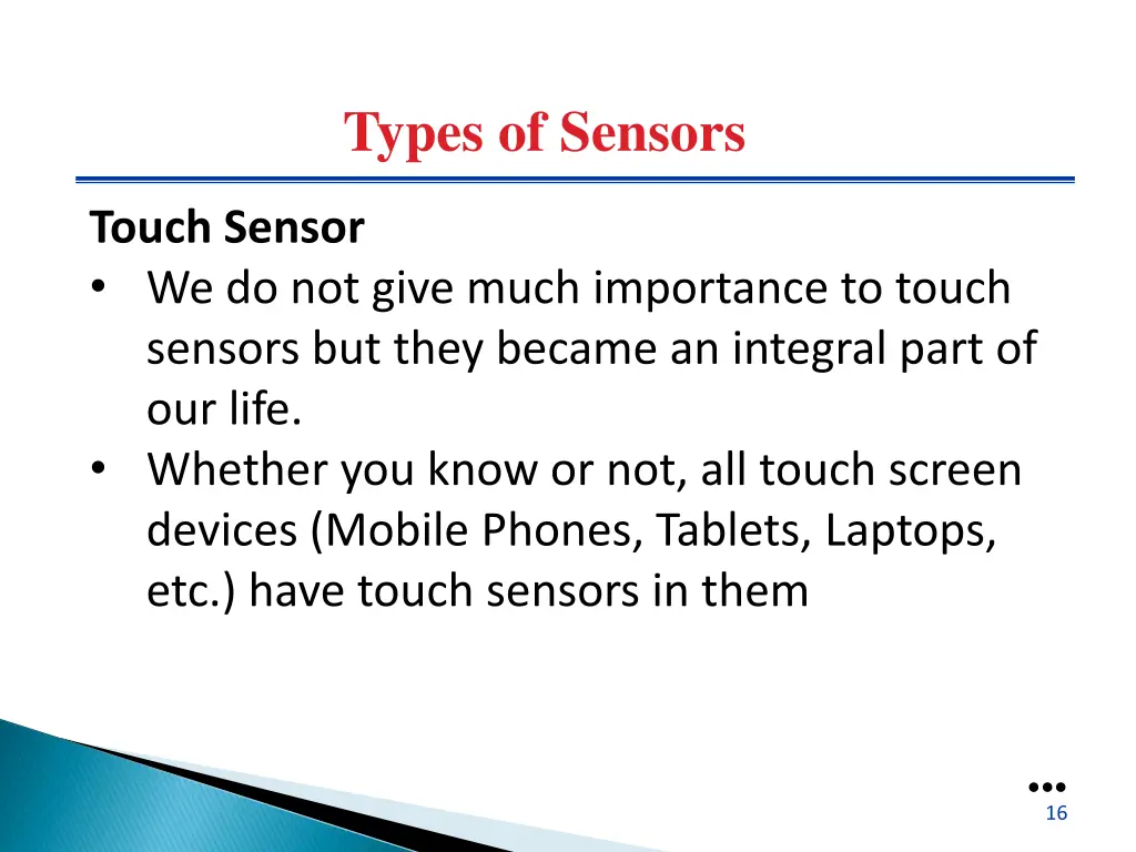 types of sensors 6