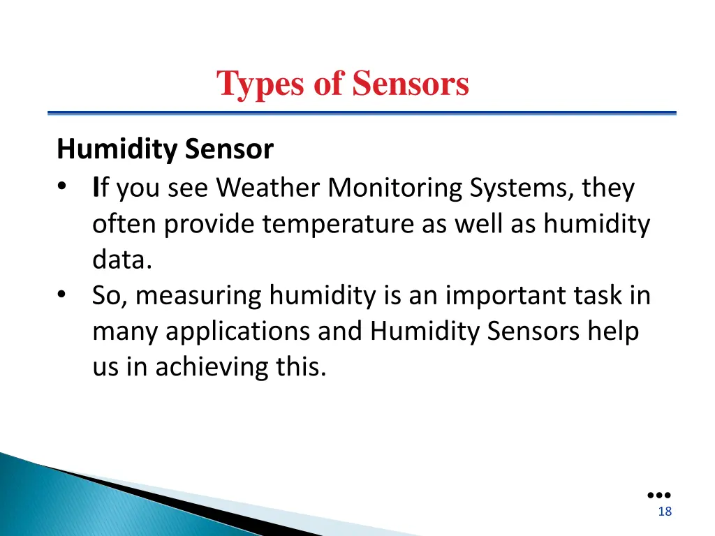 types of sensors 8