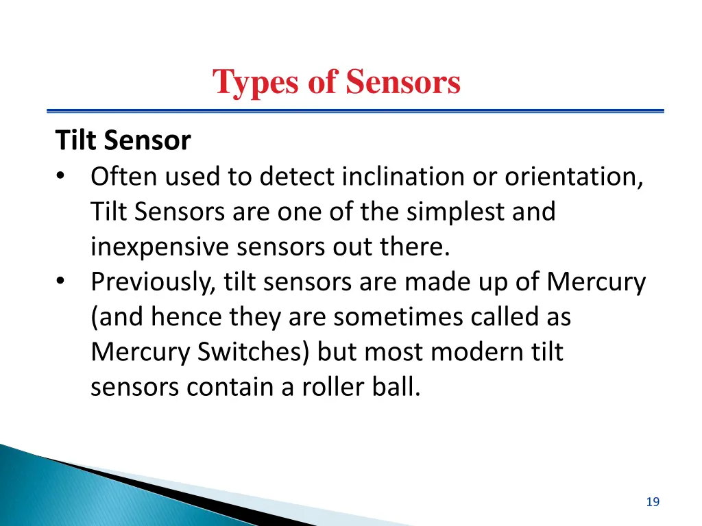 types of sensors 9