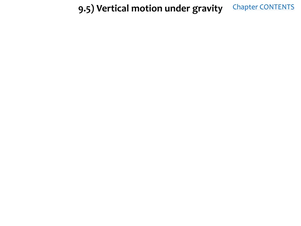 chapter contents