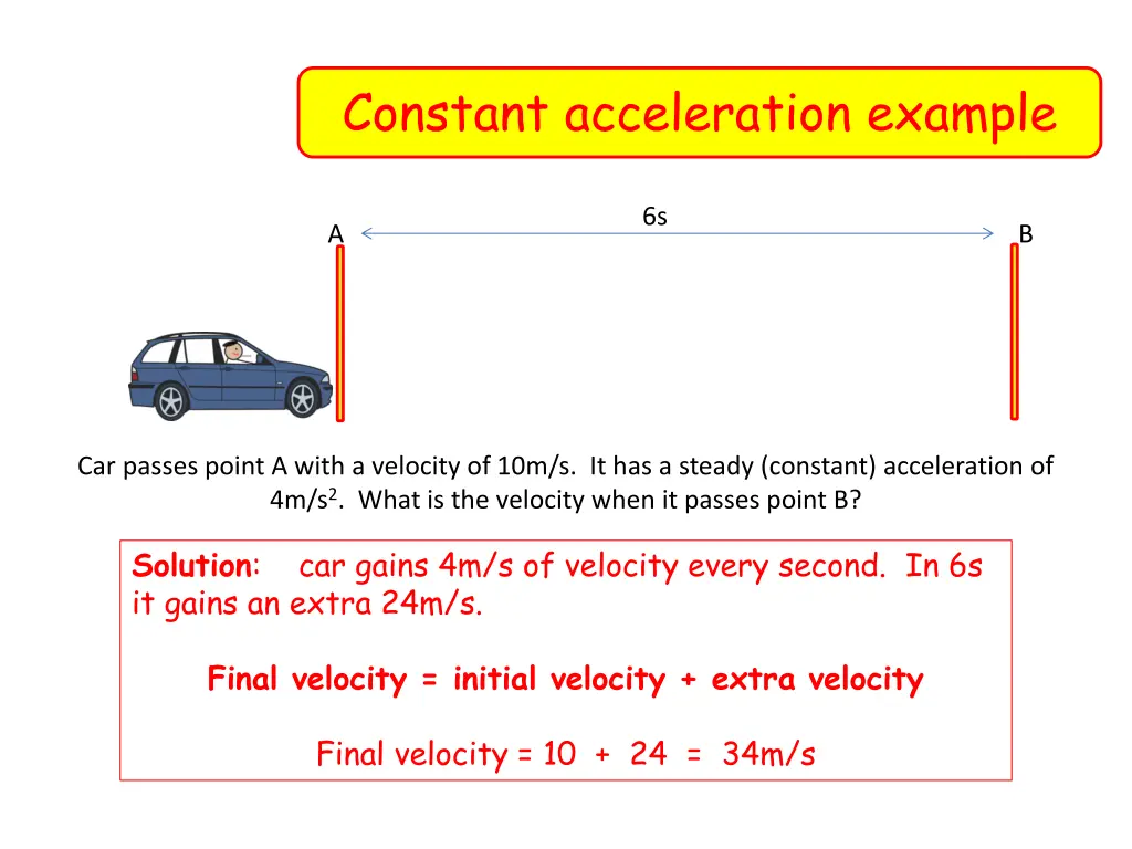 constant acceleration example 3