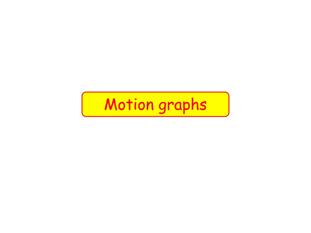 motion graphs