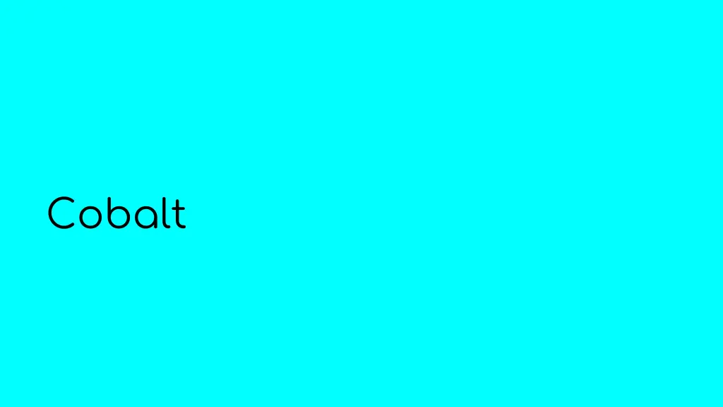 cobalt