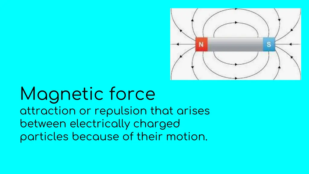 magnetic force attraction or repulsion that