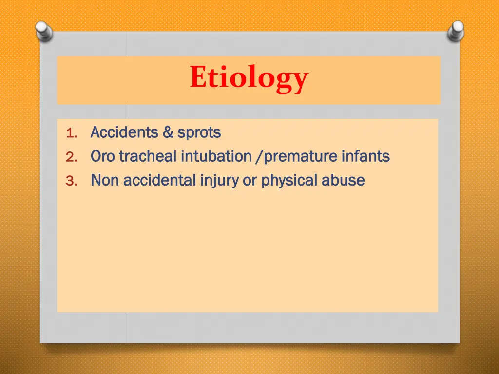 etiology