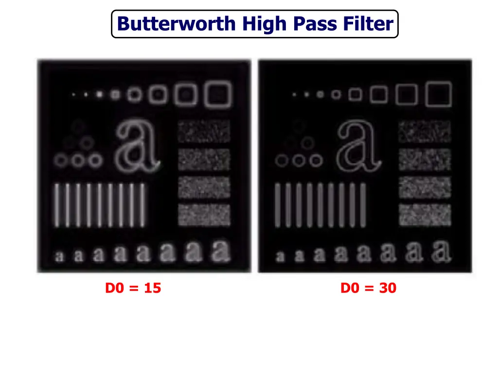 butterworth high pass filter