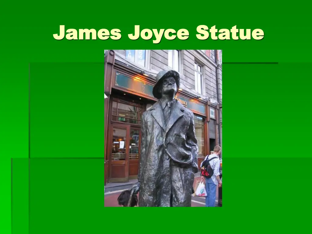 james joyce statue james joyce statue