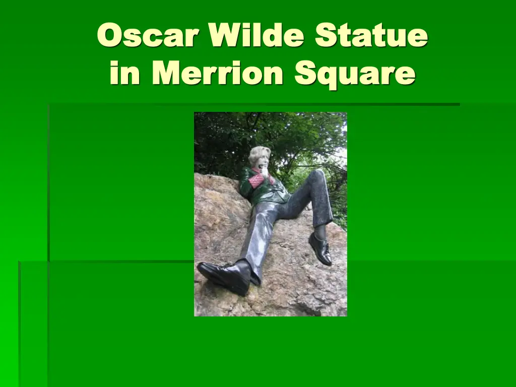 oscar wilde statue oscar wilde statue in merrion